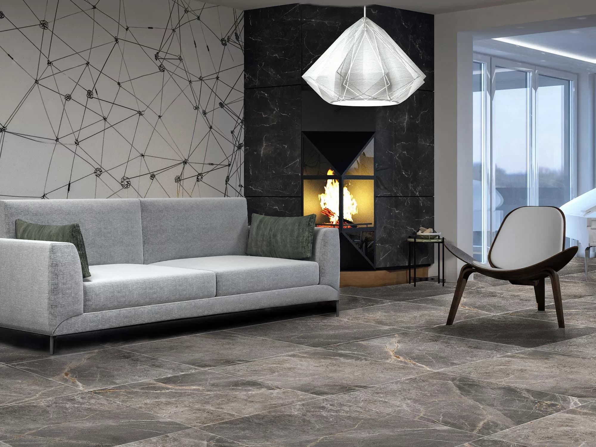 Living room in Antracita